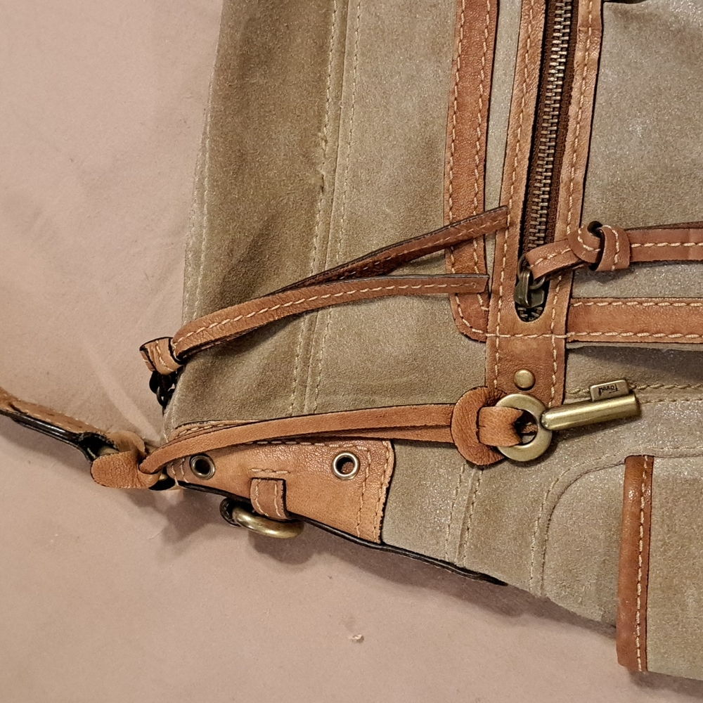 Fossil suede/leather bag - Picture 7 of 14